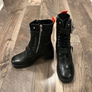 Charles David Combat Boots